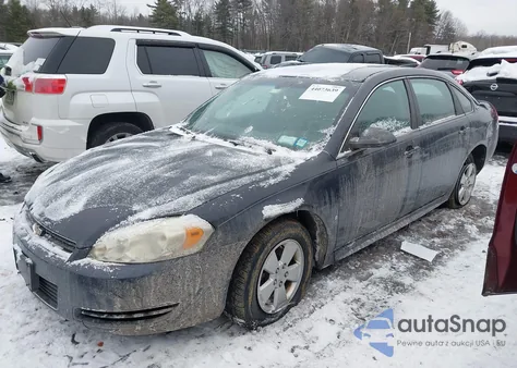 2009 Chevrolet Impala Lt z USA, uszkodzony, nr VIN 2G1WT57N591152673